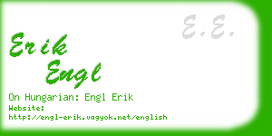 erik engl business card